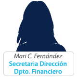 María del Carmen Fernandez: Secretaria de Dirección Dpto. Financiero